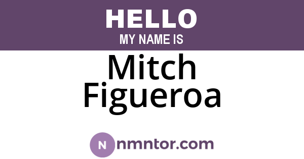 Mitch Figueroa