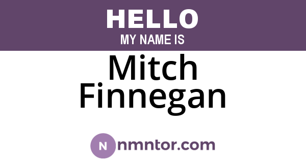 Mitch Finnegan