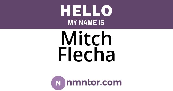 Mitch Flecha