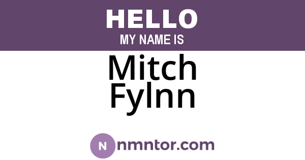 Mitch Fylnn