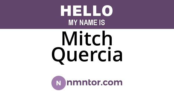 Mitch Quercia