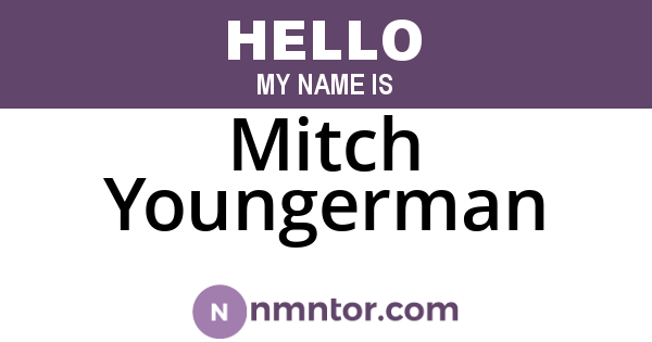 Mitch Youngerman
