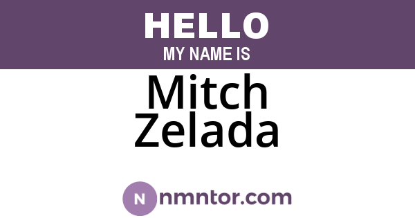 Mitch Zelada