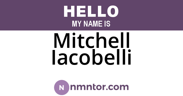 Mitchell Iacobelli