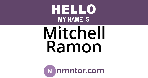 Mitchell Ramon