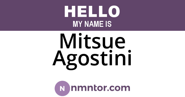 Mitsue Agostini