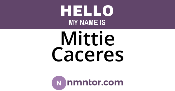 Mittie Caceres