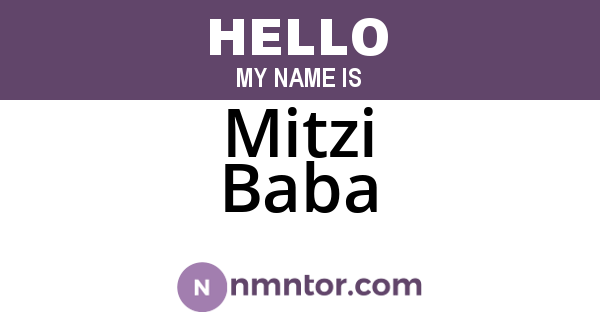 Mitzi Baba