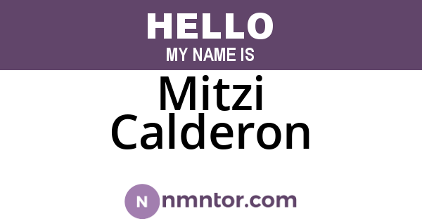 Mitzi Calderon
