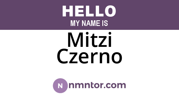 Mitzi Czerno