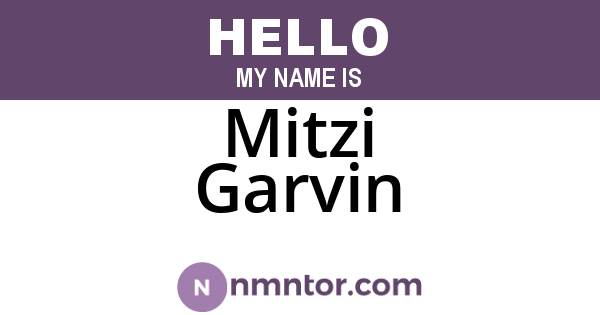 Mitzi Garvin