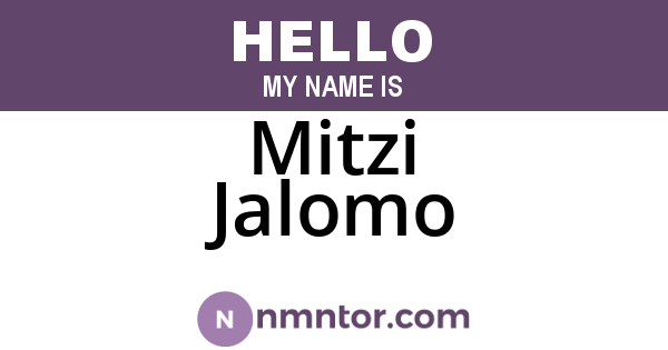 Mitzi Jalomo