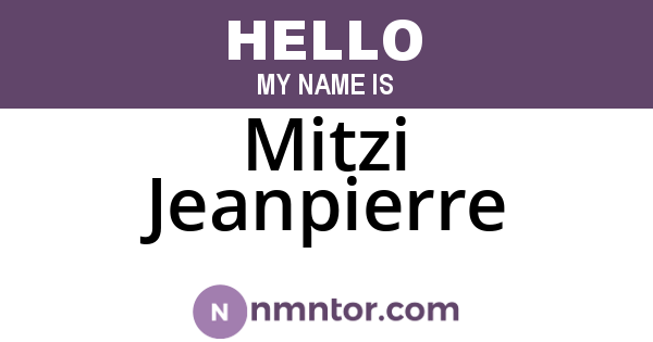 Mitzi Jeanpierre