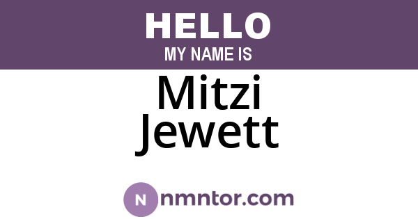 Mitzi Jewett