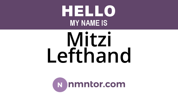 Mitzi Lefthand