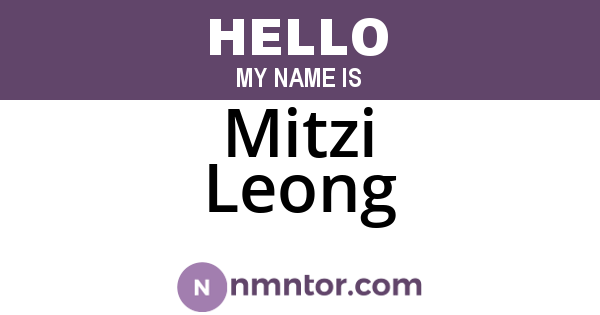 Mitzi Leong
