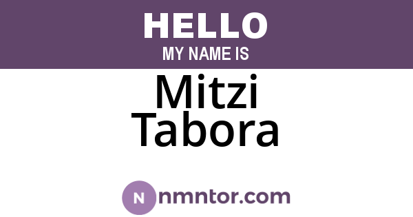 Mitzi Tabora