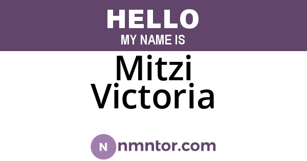 Mitzi Victoria