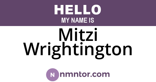 Mitzi Wrightington