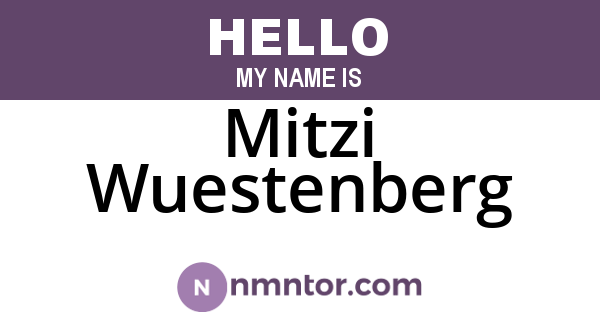 Mitzi Wuestenberg