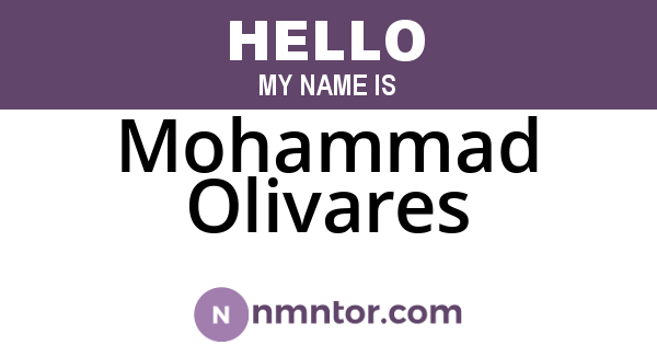 Mohammad Olivares
