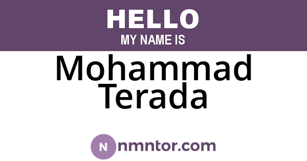 Mohammad Terada