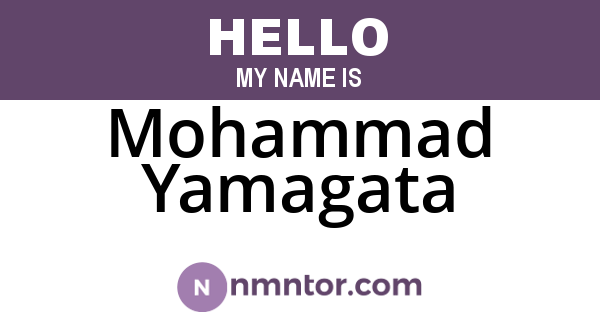Mohammad Yamagata