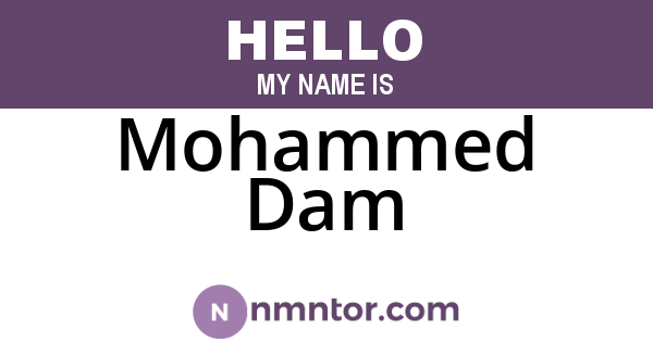 Mohammed Dam