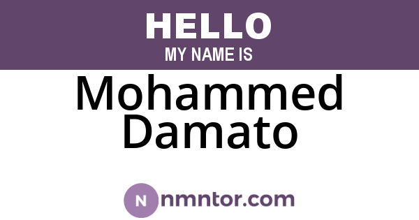 Mohammed Damato