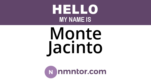Monte Jacinto
