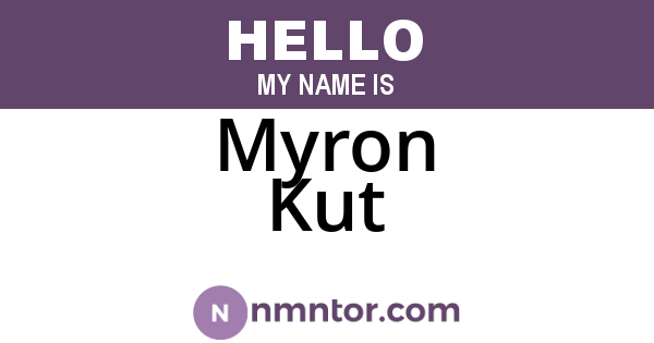 Myron Kut