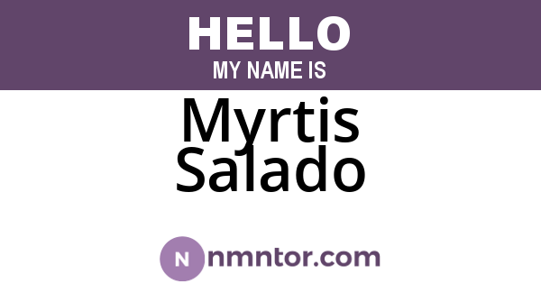 Myrtis Salado