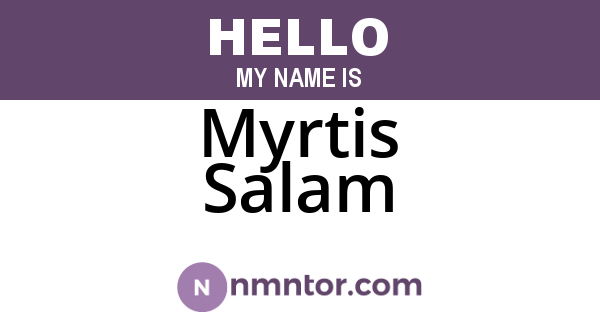 Myrtis Salam