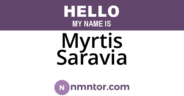 Myrtis Saravia