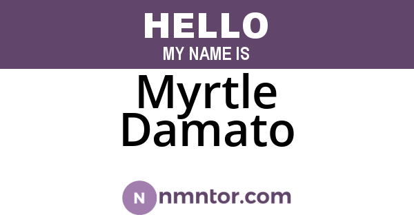 Myrtle Damato