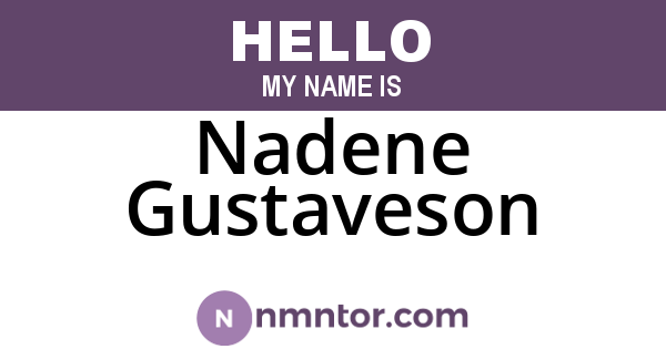 Nadene Gustaveson