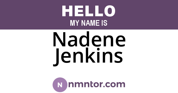 Nadene Jenkins