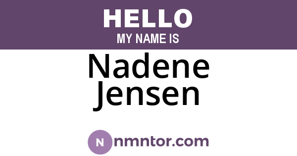 Nadene Jensen