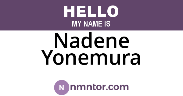 Nadene Yonemura
