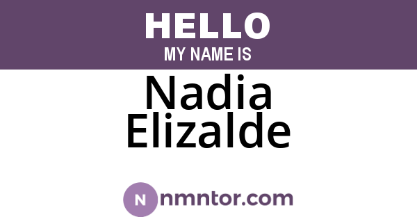Nadia Elizalde