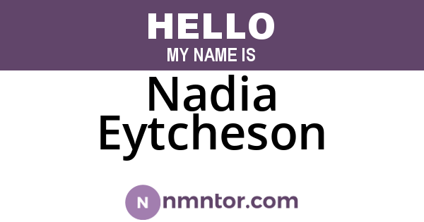 Nadia Eytcheson