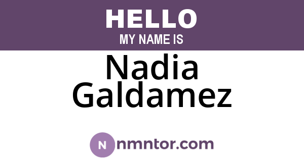 Nadia Galdamez