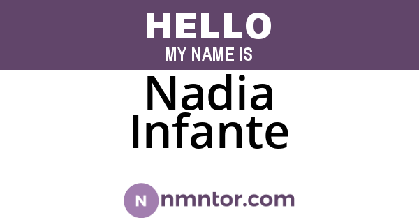 Nadia Infante