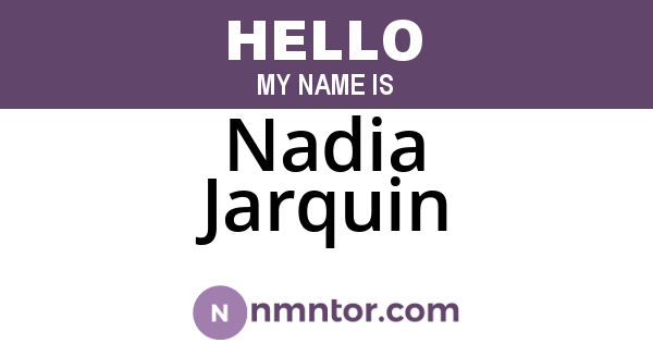 Nadia Jarquin