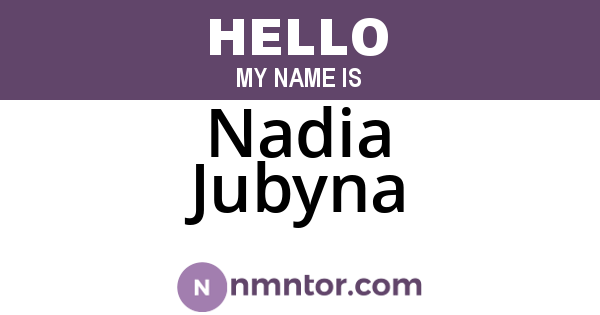 Nadia Jubyna