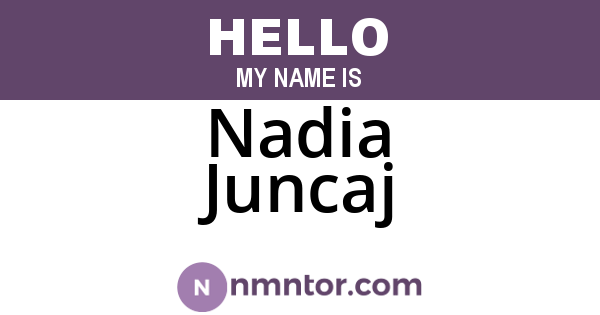 Nadia Juncaj