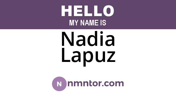 Nadia Lapuz