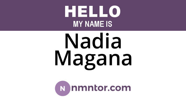 Nadia Magana