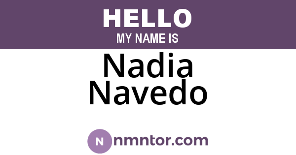 Nadia Navedo