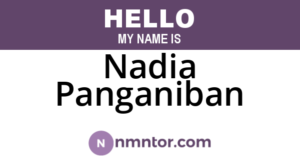 Nadia Panganiban